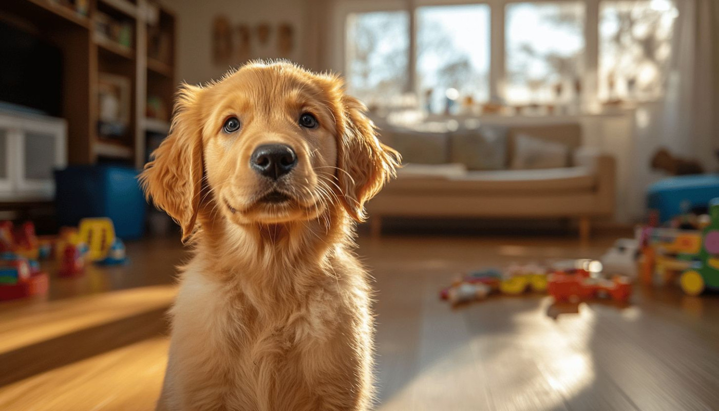 Chiens - Comment former un golden retriever pour les familles avec enfants